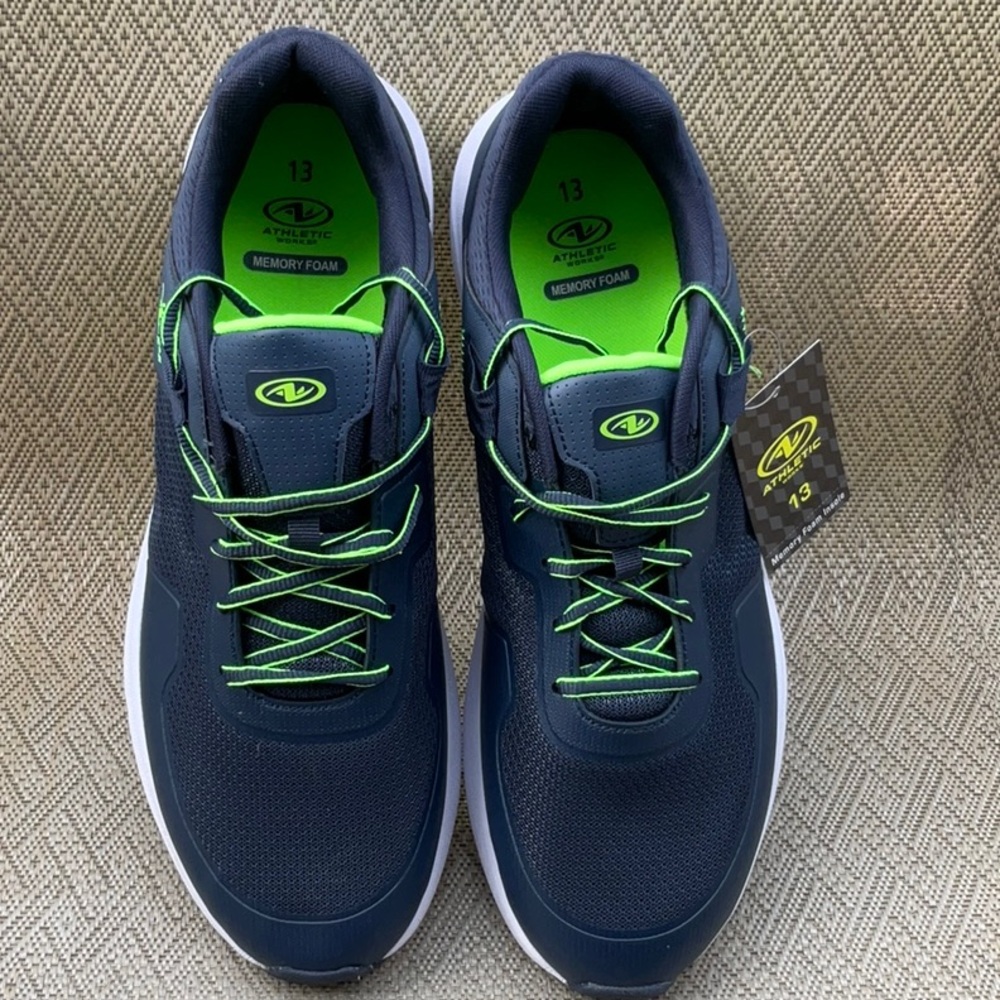 Athletic Works Blue and Green Athletic Shoes Size 13 NWT